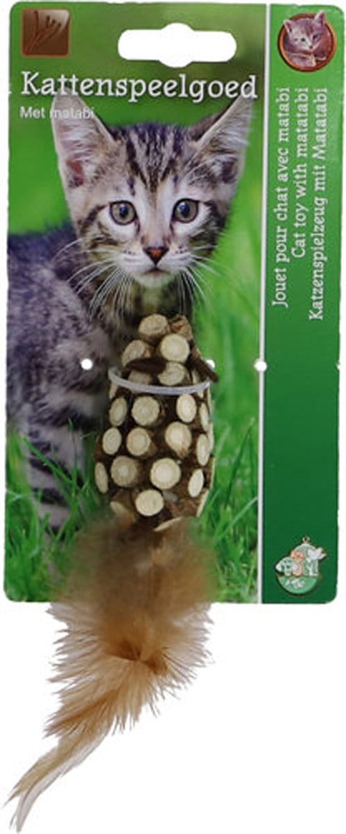 K.splg matabi muis staart 5cm bruin Gebr. de Boon