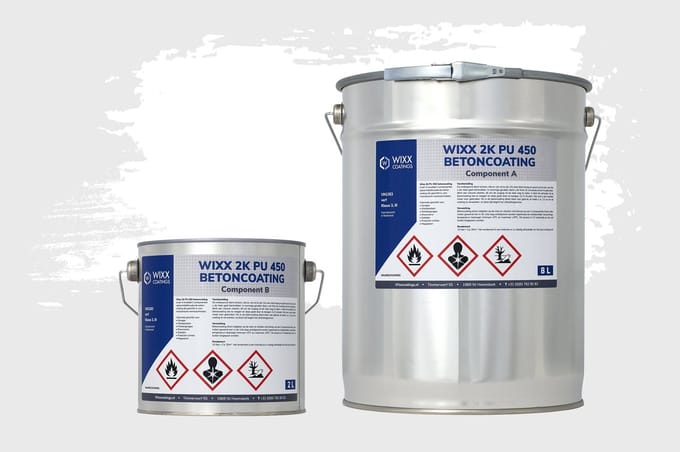 Wixx 2K PU 450 Betoncoating - 10L - Wit