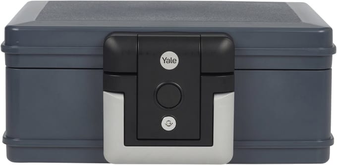 Yale - Brandwerende Koffer - Small - Grijs - Met Handgreep