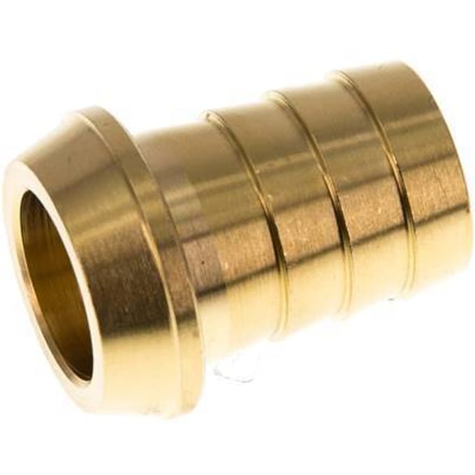 19 mm Messing Slangpilaar zonder Wartelmoer (G1'') 17mm [2 Stuks]