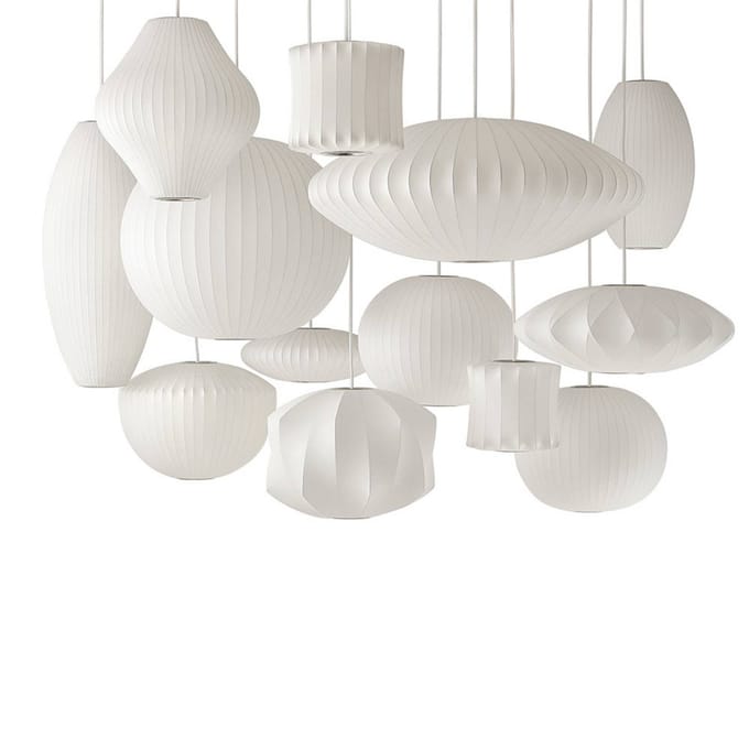 HAY Nelson Pear Bubble Hanglamp M Off-White - Herman Miller