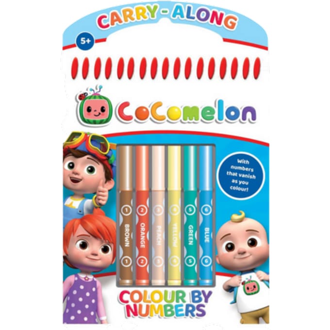 Cocomelon Colour by Numbers Colouring Book