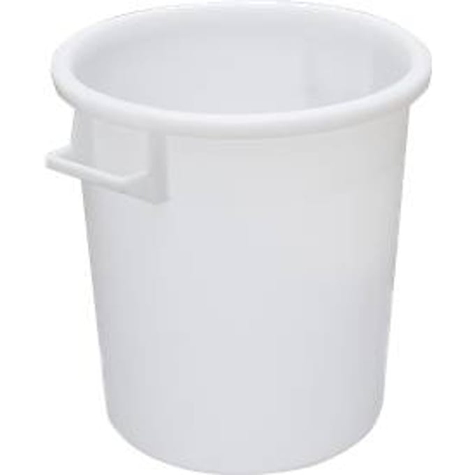 Ton, van HDPE, stapelbaar 50 liter, naturel