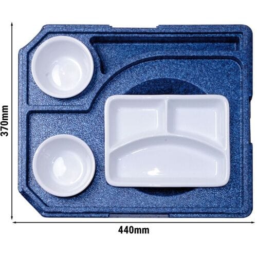 (10 stuks) THERMO FUTURE BOX Thermobox DINNER +2 - Blauw