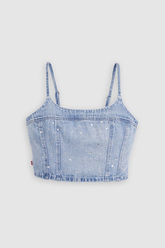 Levi's Jadine Lightweight Denim Cami Tank Top Größe: M | Tanktops Outlet | Damen | Blau