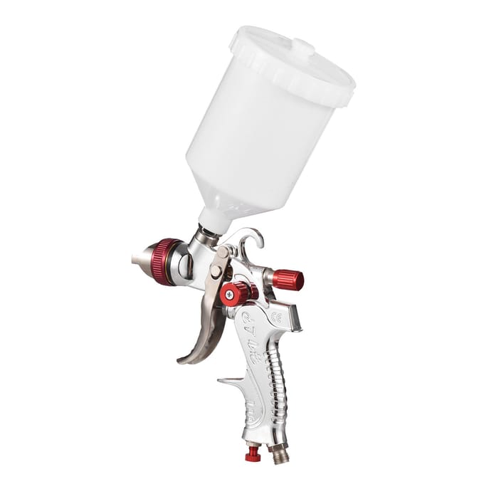 HVLP Verfspuitpistool Kit Gravity Feed Air Spray Gun Mini Sprayer Verfpistool Verfspuit met