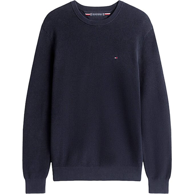 Tommy Hilfiger Essential Structure Sweater Navy Blue Taglia: M | Maglioni a maglia Outlet | Uomo | Blu
