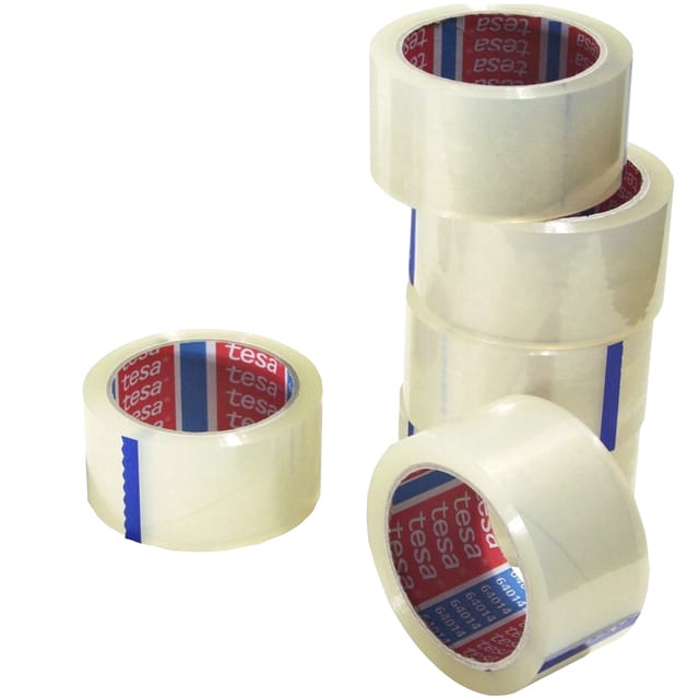 tesa 64014 packaging tape - 50 mm x 66 m - clear