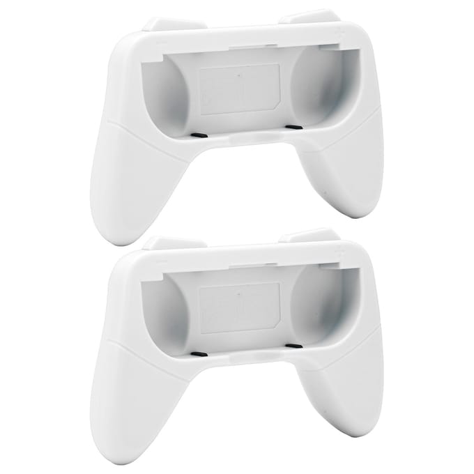 Handgreep Slijtvast Comfort Handvat Kit met 2 Beschermkussens voor Switch OLED ControllerWit wit