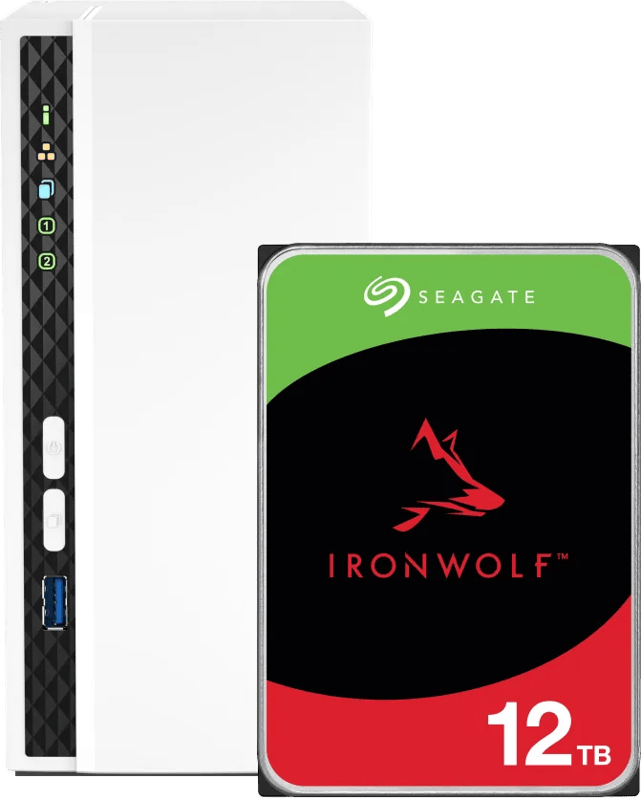 QNAP TS-233 + Seagate Ironwolf 12TB