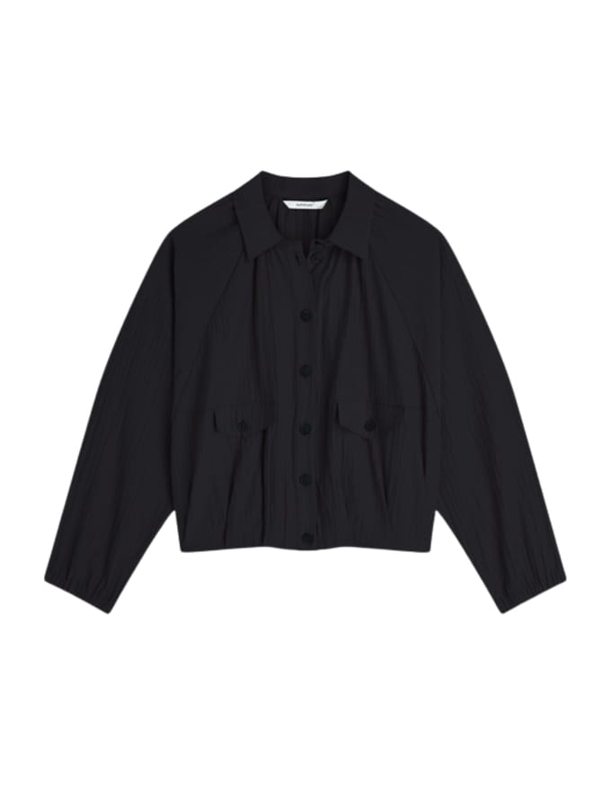 Summum Blouse Jacket Lyocell Blend  Zwart 2s3454-12373
