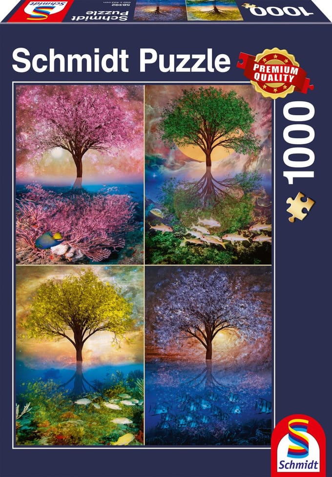 Schmidt Puzzle Legpuzzel Magische Boom Bij Het Meer 1000 Stukjes