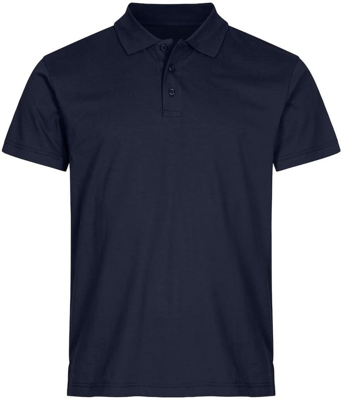 Clique Single Jersey Polo 028280 - Dark Navy - XS