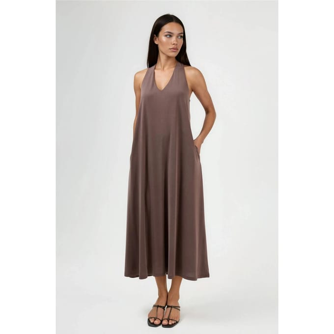 Halterneck Modal Jurk