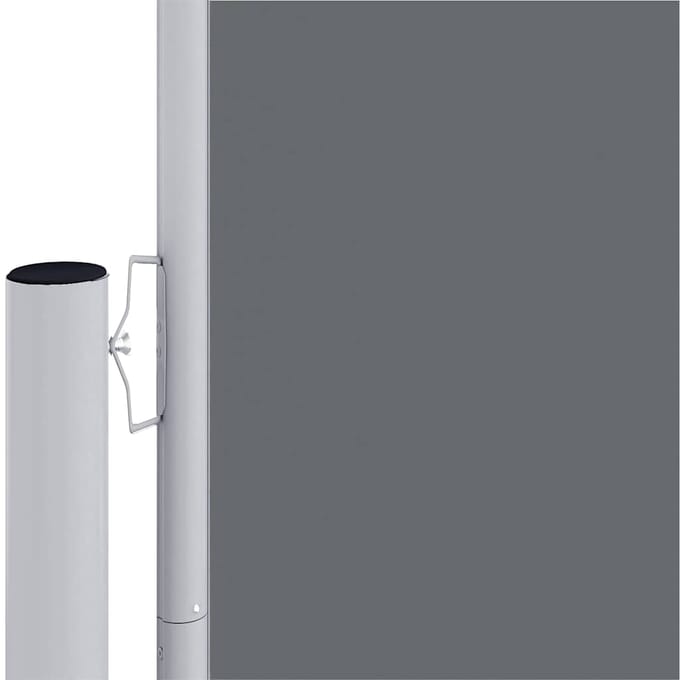 vidaXL - Windscherm - uittrekbaar - 117x1200 - cm - antracietkleurig