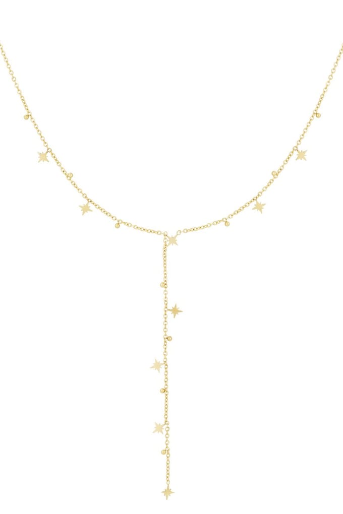 Shining stars ketting - roestvrijstaal - yehwang