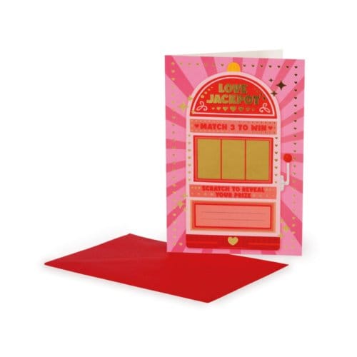 Legami scratch-off wenskaart - love jackpot
