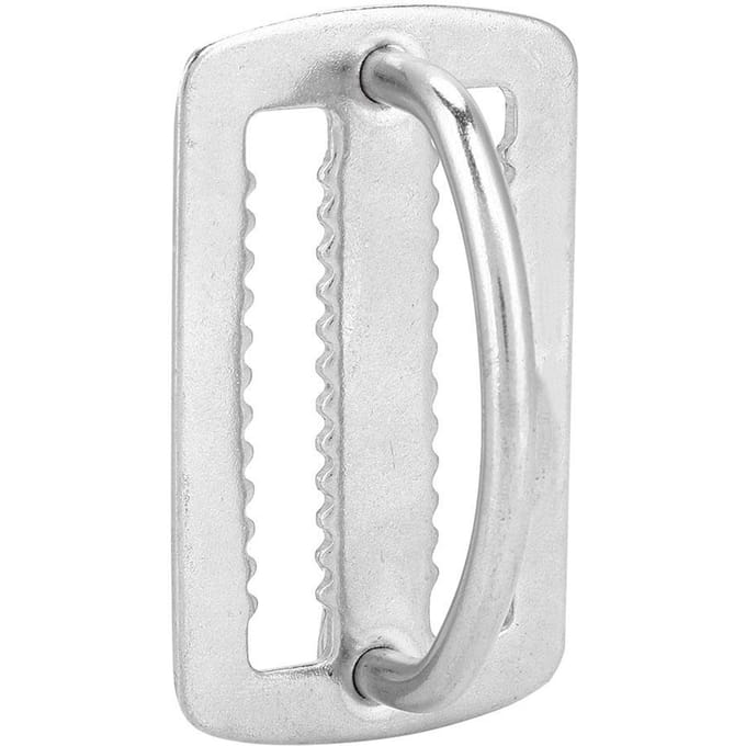 KEEP DIVING Boucle Coulissante 50mm Acier Inoxydable Sangle de Maintien de Sangle Accessoire de Plongée gray