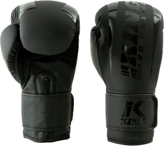 King Pro Boxing Bokshandschoenen - Revo 4 - Zwart - 12 oz