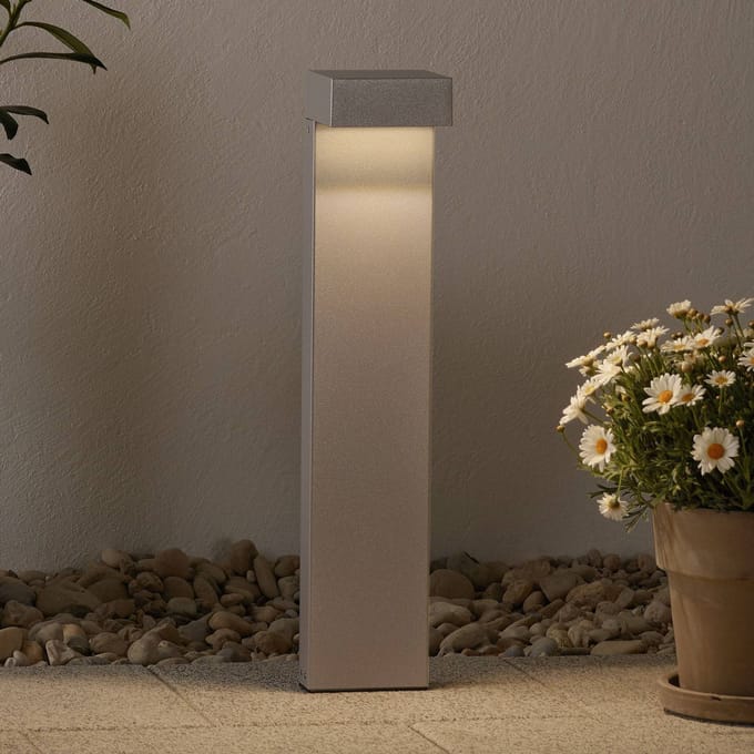 Performance in Lighting LED tuinpadverlichting Mimik 10 paal 600 grijs 3.000K
