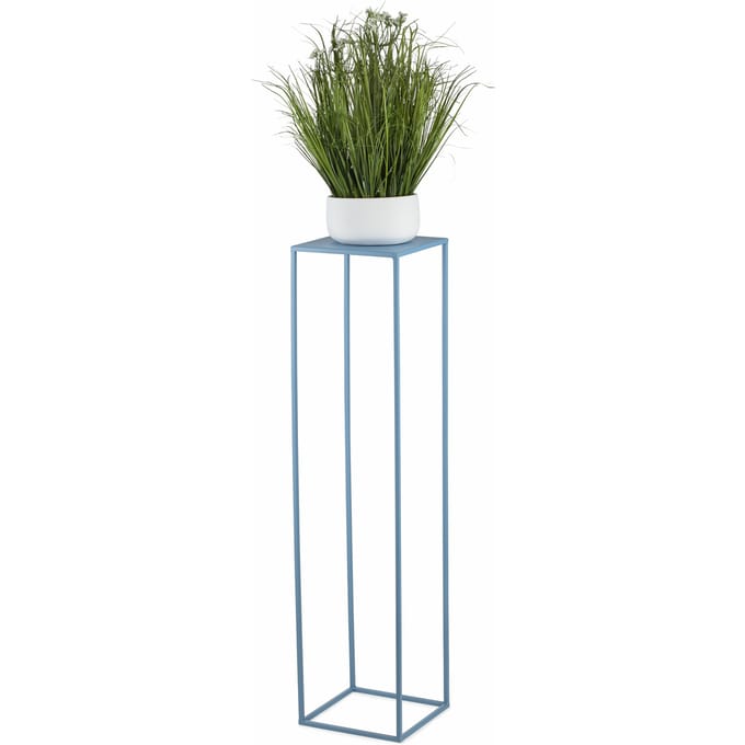 HowHomely - Stalen Plantenstandaard - BLAUW - 100 cm - Minimalistisch Design