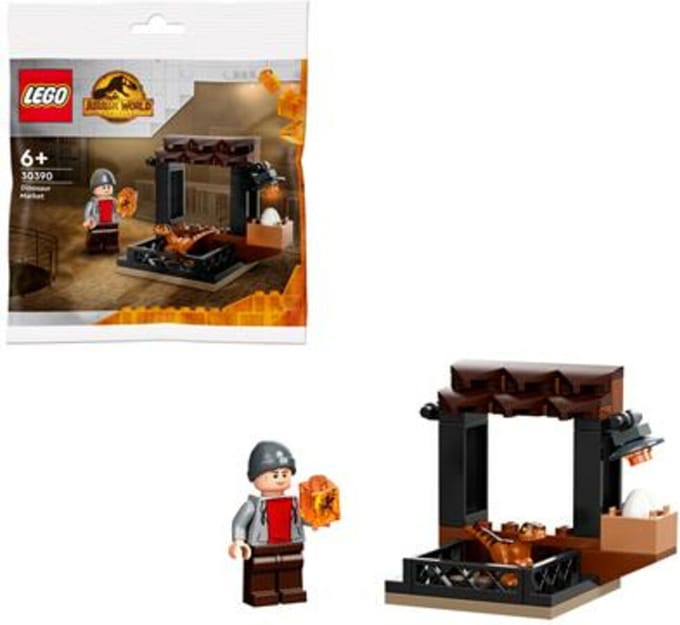 LEGO Jurassic World Dinosaur Market 30390, Bouwpakket, 6 jaar, Kunststof, 30 stuk(s)