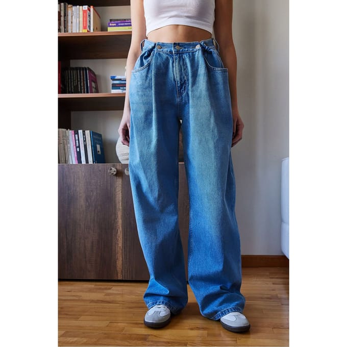 Relaxed Fit Wijde Jeansbroek