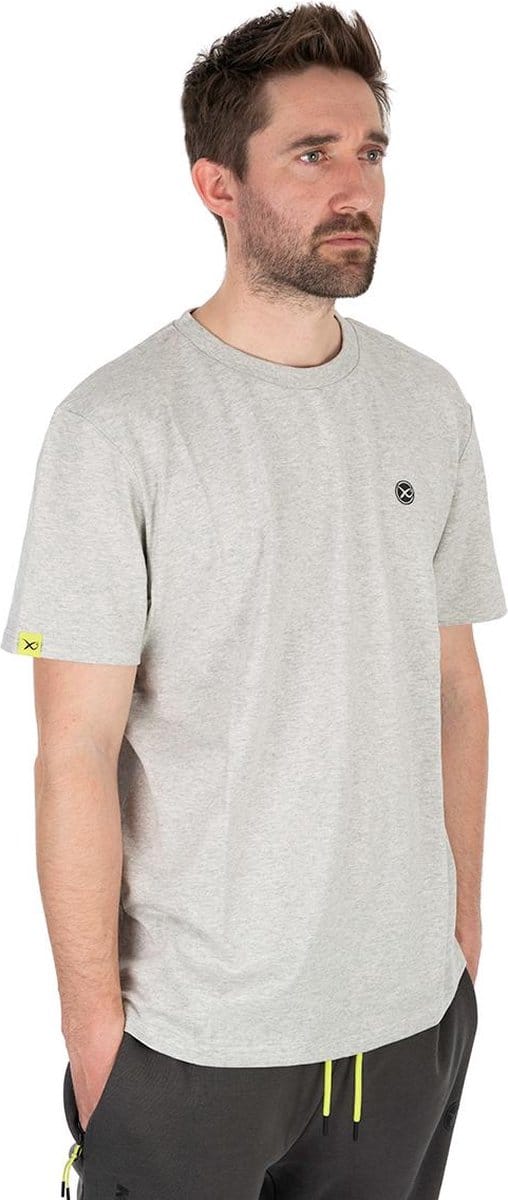 Matrix Large Logo T-Shirt Marl Grey Small