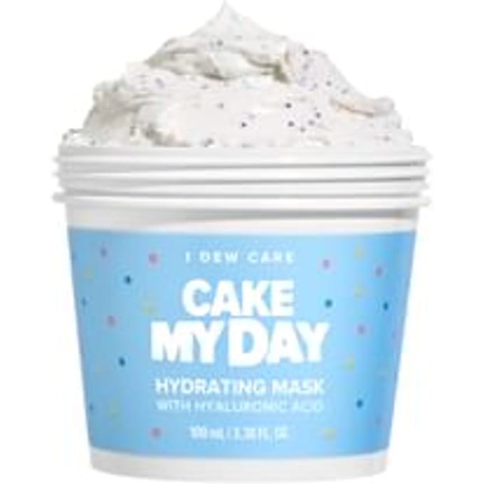 Cake My Day, Masque de Beauté Hydratant à Rincer aux Paillettes, 100G(3.52Oz) white