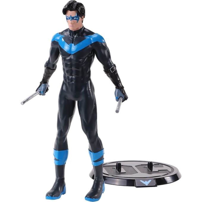 Noble Collection DC Comics Nightwing BendyFig 7 Inch Action Figure