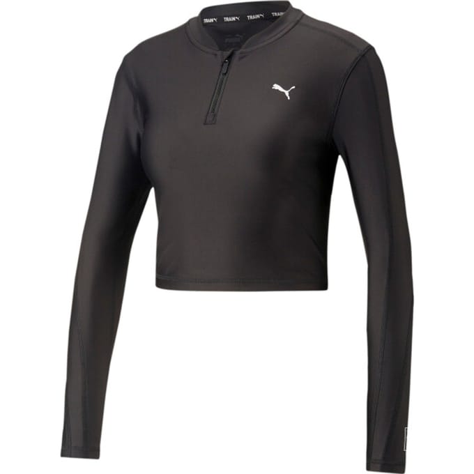 PUMA - fit eversculpt 1/4 zip - Training sweater dames - Zwart