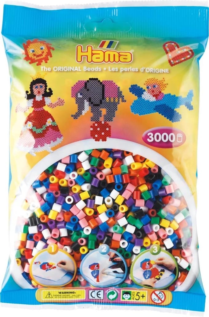 Hama Ironing Kralen Mix - Standaard (201-00) 3000pcs