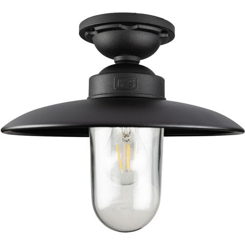KS Verlichting Solingen Plafondlamp Matzwart