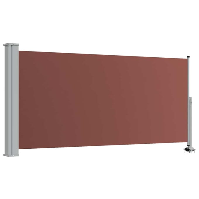 vidaXL - Tuinscherm - uittrekbaar - 120x300 - cm - bruin