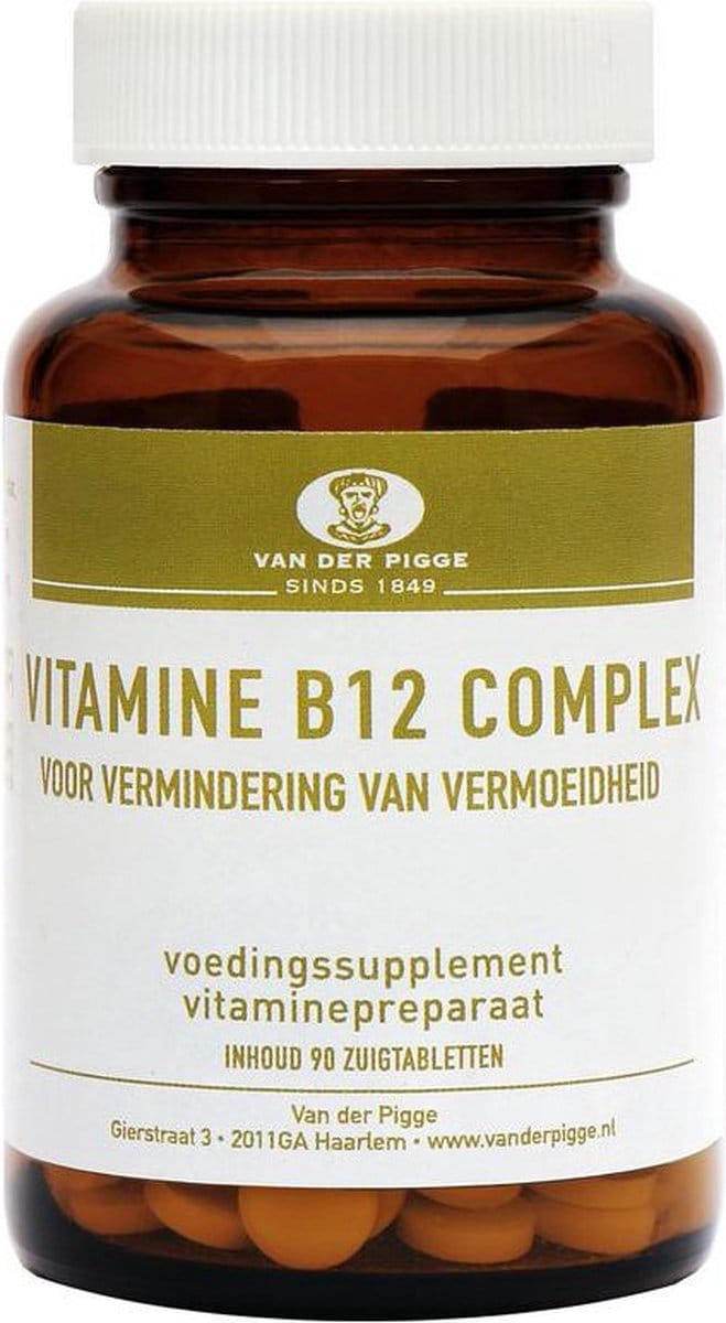 van der Pigge Vitamine B12 complex 90 Zuigtabletten