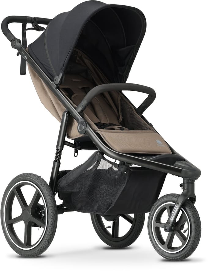 Deryan Bolt hardloop kinderwagen - Jogging buggy - Muggennet - Hazel