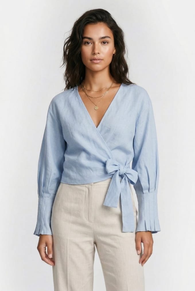 & Other Stories Dot Blouse Blue Taglia: 32 | Magliette intime Outlet | Donna | Blu
