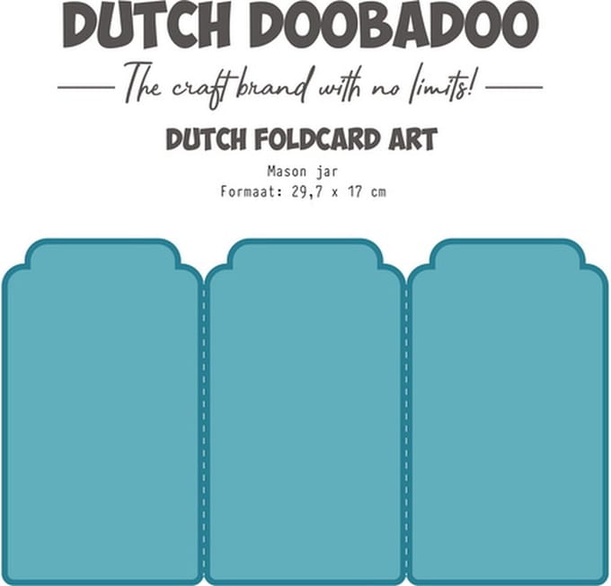 Dutch Doobadoo Card-Art Mason Jar A4 470.784.279 (10-23)