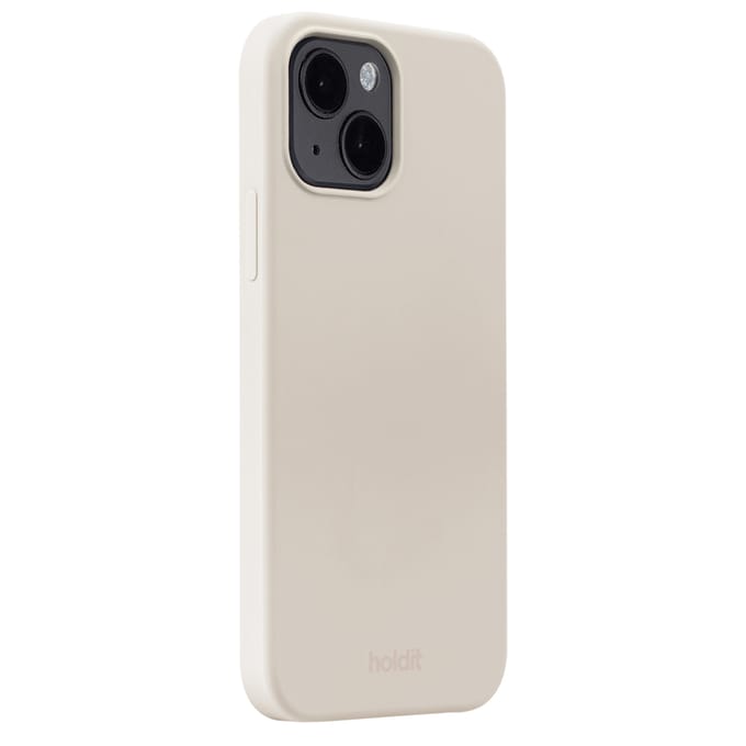 Holdit Silicone Case geschikt voor Apple iPhone 14 / 13 - Light Beige