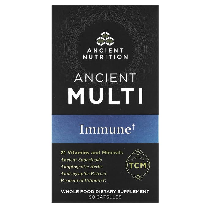 Ancient Nutrition, Ancient Multi, Booster d'immunité, 90 capsules