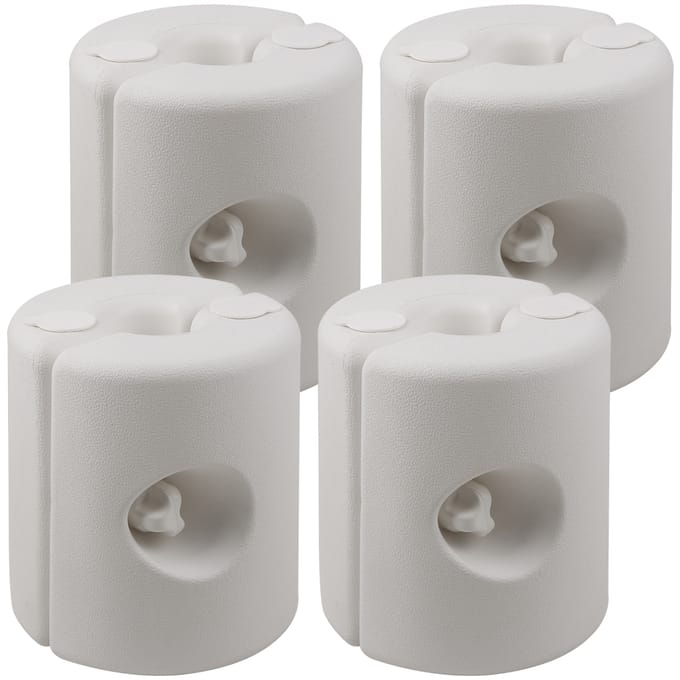 DUB Paviljoen Stand Bescherming Set van 4 Wit
