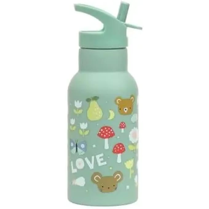 A Little Lovely Company - Dubbelwandige RVS drinkfles thermos - Joy