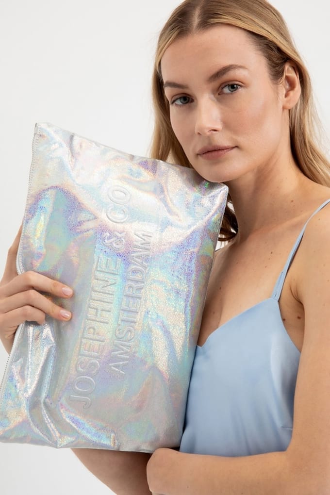 Josephine & Co Toilet Bag Xxl Silver Maat: 34 | Clutches Outlet | Dames | Zilver