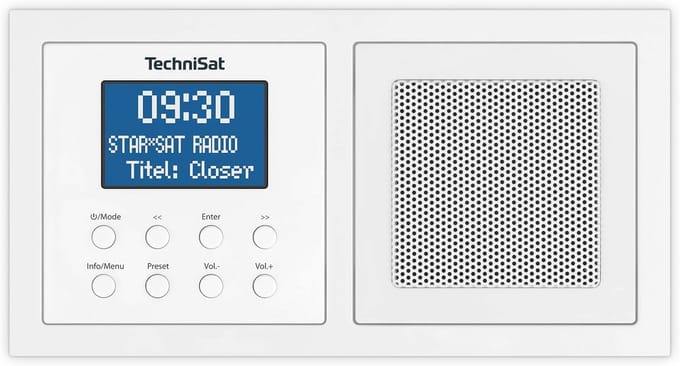 Inbouwradio DAB+ met Bluetooth en Wekker - Compacte inbouwoplossing voor elke ruimte