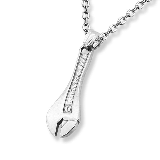Amanto Ketting Antar - 316L Staal - Gereedschap - 46x15mm - 60cm