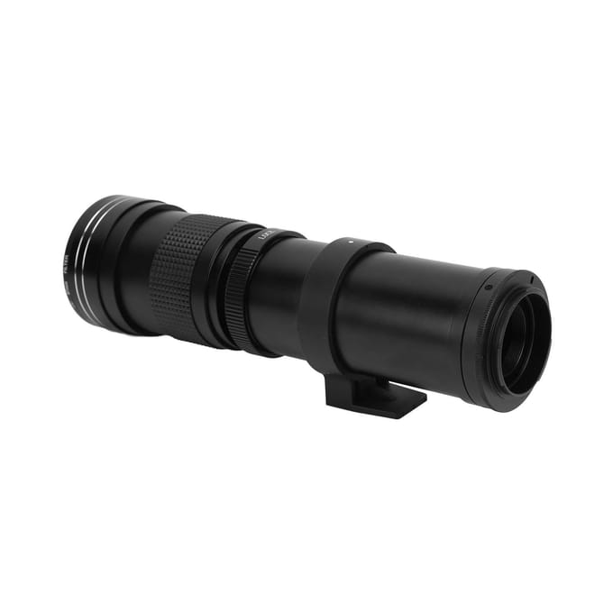 420-800mm F8.3-16 Superteleobjectief Handmatig Zoomobjectief voor Pentax PK Mount Camera black