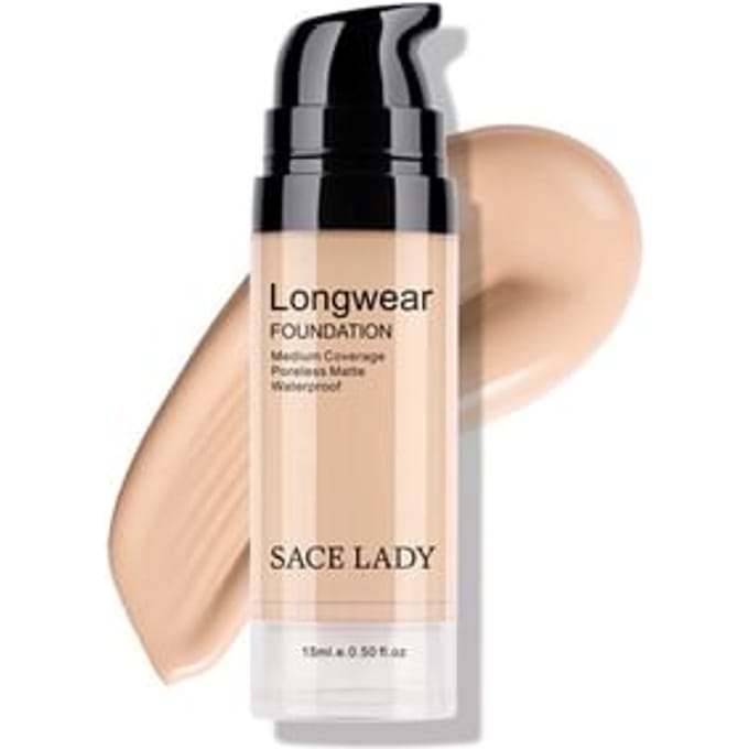 Sace Lady - Longwear Foundation - 5 Shades 05# Medium - 15ml