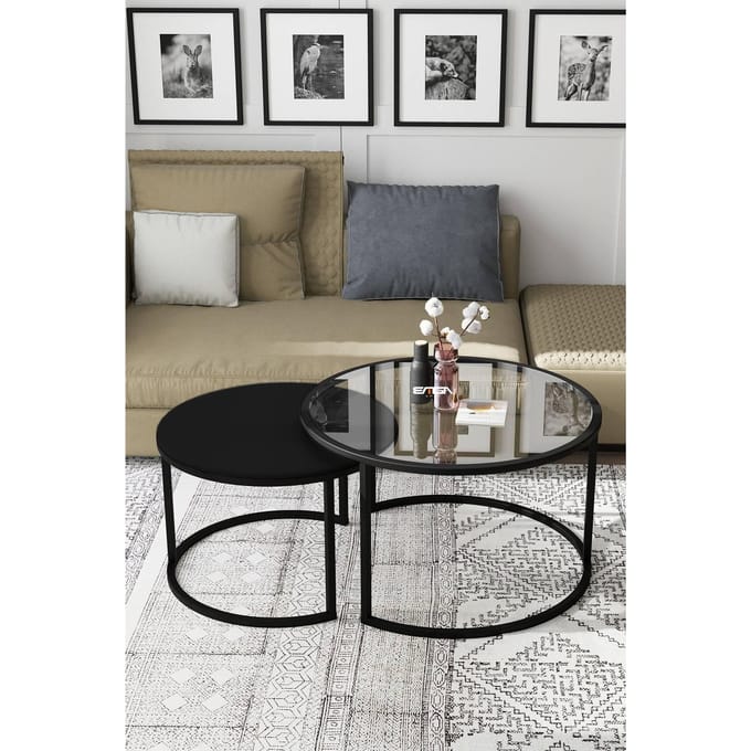 Set van 2 salontafels Bora | Hannah Home