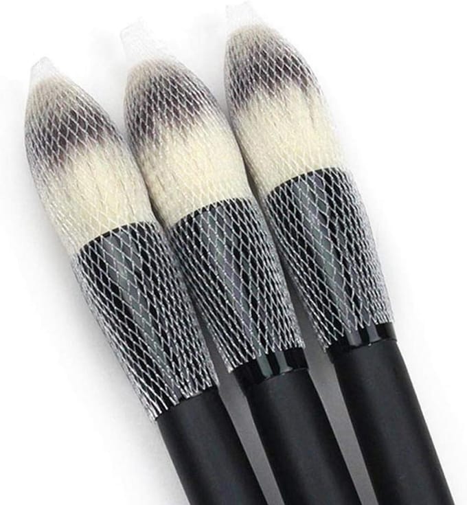 Make-up kwasten set - 100 stuks - Herbruikbaar - Cosmetica borstel beschermer