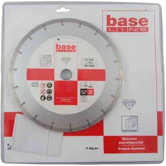 Baseline Diamantschijf - Metaal, Steen En Tegels - 230mm